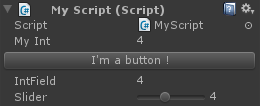 Image : MyScriptEditor button, field et slider